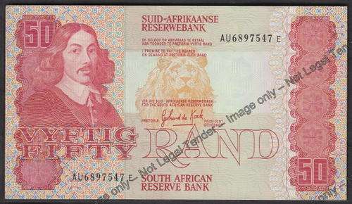 GPC de Kock R50 note of 1984