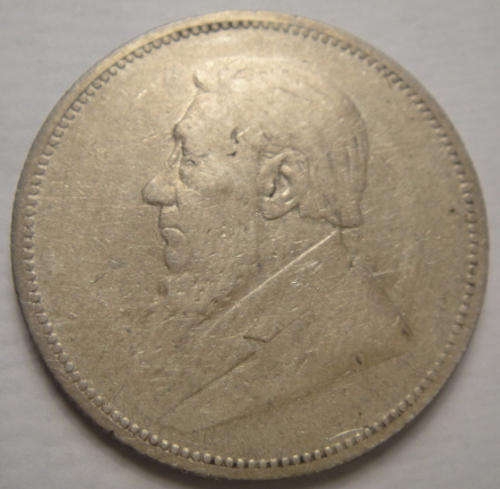 1893 Two-Shilling (2/-) Paul Kruger Z.A.R. (Scarce date)