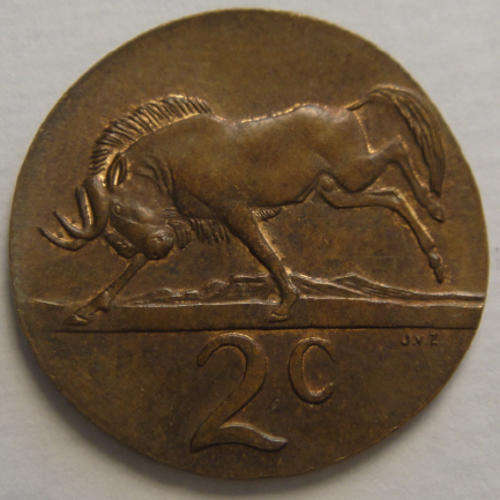Error Coin : 1987 2c Republic of South Africa