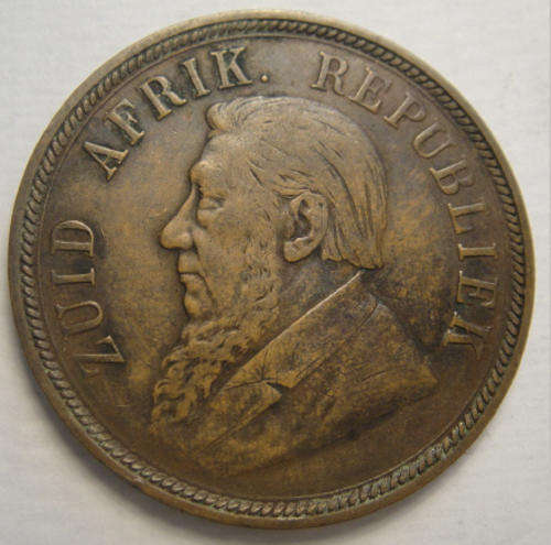 1898 Paul Kruger Z.A.R. Penny