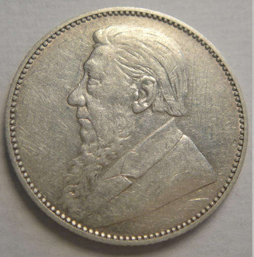 1895 Shilling (1/-) Paul Kruger Z.A.R.