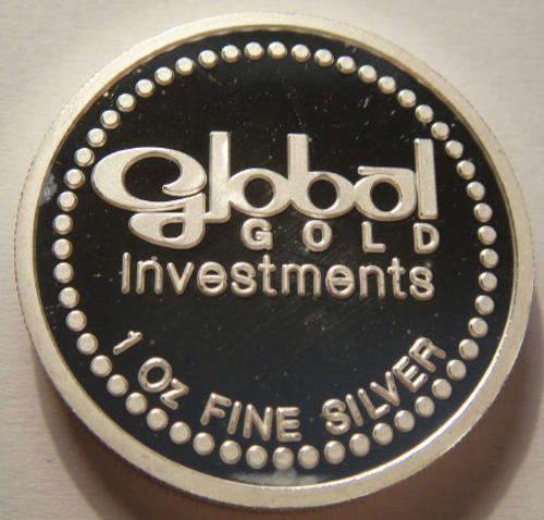 99.9% PURE SILVER MEDAL  : 1 Ounce  (31.1 grams)