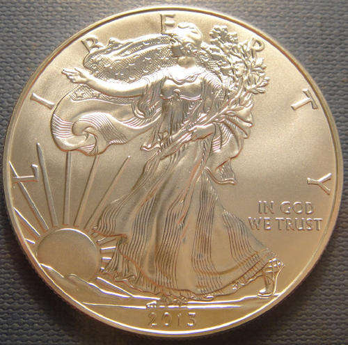 2013 American SILVER EAGLE in Brilliant Uncirculated Condition