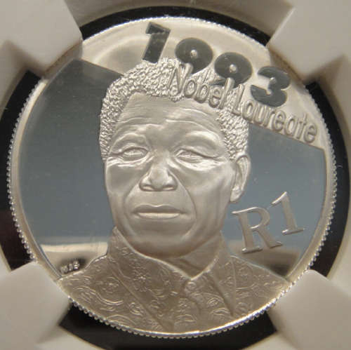 2007 Protea Silver R1: Nelson Mandela: NGC graded a PERFECT PF70 Ultra Cameo