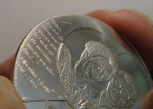 ERROR COIN: 2012 Walter and Albertina Sisulu Silver R1 Protea (Uncirculated)