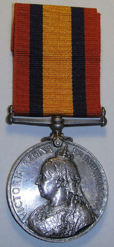 Queens Anglo Boer War Medal: SJT & PAY CLK: J.J.C. ESSON: TOUWS RIVER T.G.
