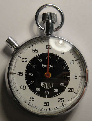 Heuer Stopwatch in Original Box and in Perfect Working Order
