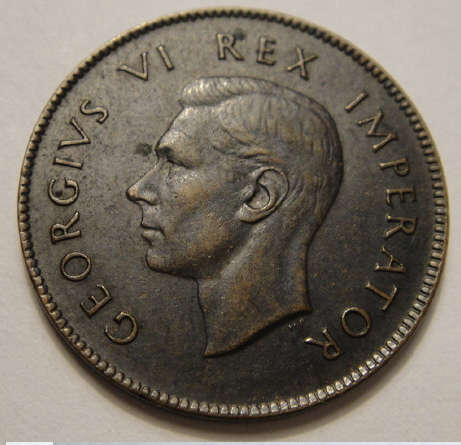 1941 Farthing (Quarter Penny): Union of South Africa