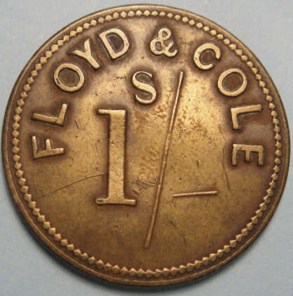 Floyd & Cole (Kimberley, Cape Province) One Shilling Token