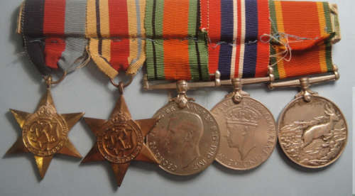 Second World War Medal Group to M17974V J.P. Africa