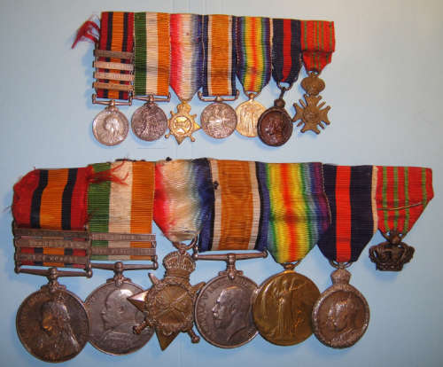 Anglo Boer War & First World War Medal Group to T.H. Browning