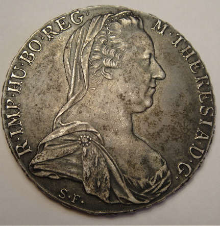 Austria : Maria Therese Silver Thaler dated 1780
