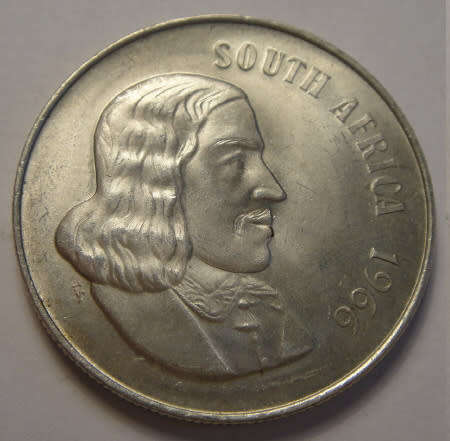 Republic of South Africa : 80% Silver One Rand of 1966