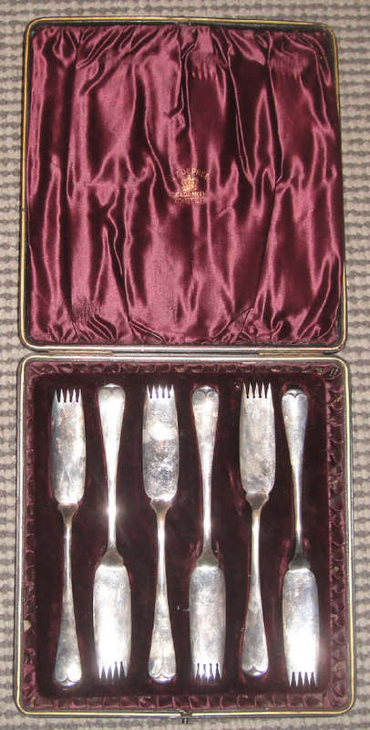 Victorian Fork Set by FT Depree  Goldsmiths of Exeter
