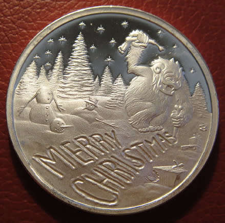 ONE Troy OUNCE Fine SILVER (1 OZ) : For the International Silver Coin Collector (Coin 8)