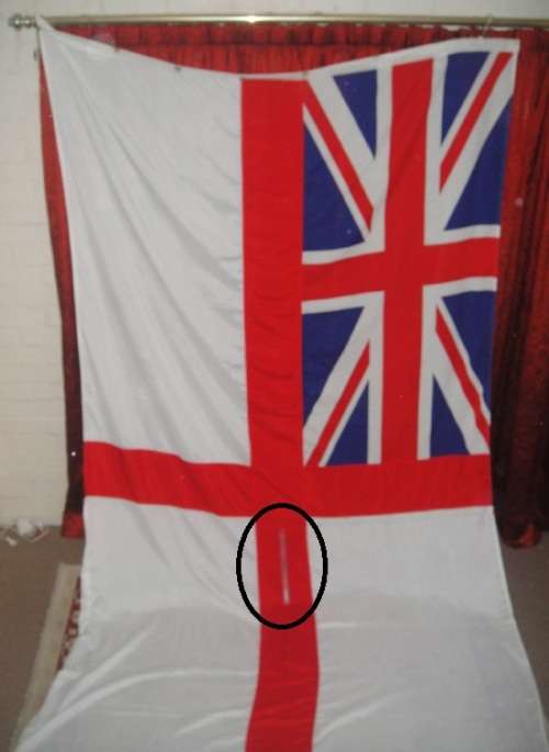 British White Ensign Flag (St. Georges Ensign) used by Royal Navy : MASSIVE SIZE