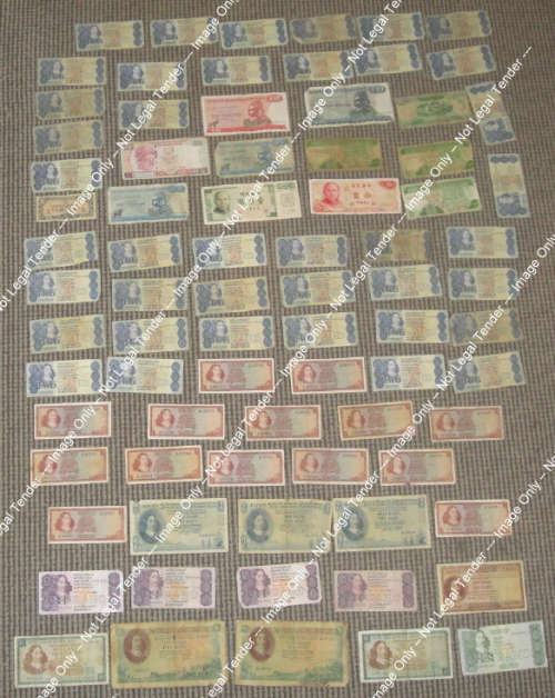 Huge South African & International Banknote Collection (80 notes)