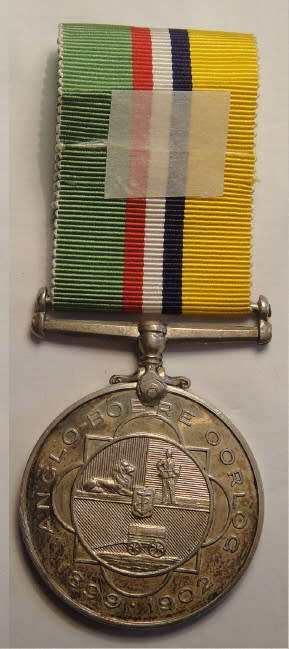 ABO Medal to Burg J.P.S. de Beer of the Pretoria Commando