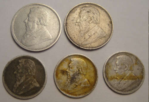 Paul Kruger ZAR : Small Silver Coin Collection