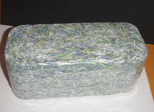 South African Reserve Bank shredded R10 & R100 Notes "Brick"