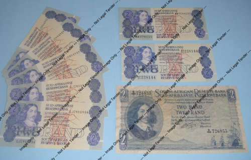 Republic of South Africa: Jan van Riebeeck R2 Bank Note Collection