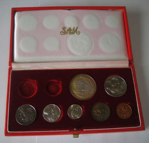 Republic of South Africa : Short Proof Set (In Red SAM Box) of 1966