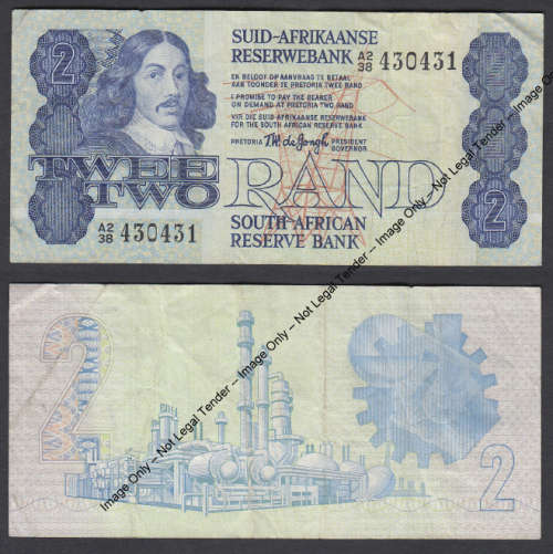 Republic of South Africa : Twee Rand // Two Rand of 1978