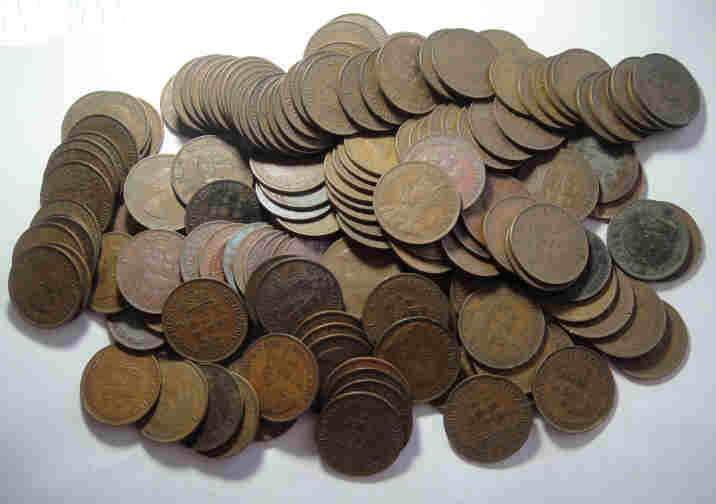 Union of South Africa: Huge Hoard of old Pennies
