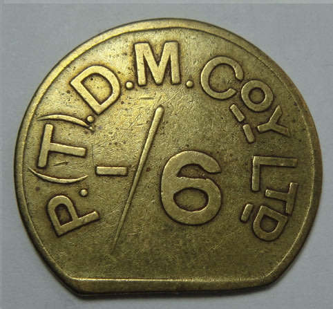 Premier Transvaal Diamond Co Ltd 6d Token (Hern Number 450j)