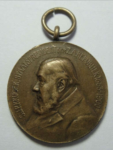 Paul Kruger 1904 Funeral Medallion from De Volksstem
