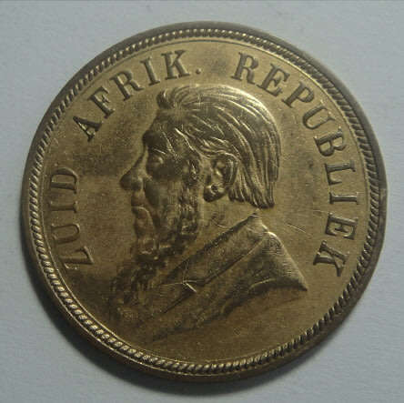 Paul Kruger ZAR: Gilded Penny of 1898