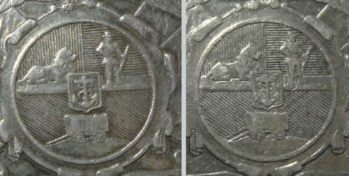 Paul Kruger ZAR: Silver Crown (5/-) Pair of 1892 (Single and Double Shaft)