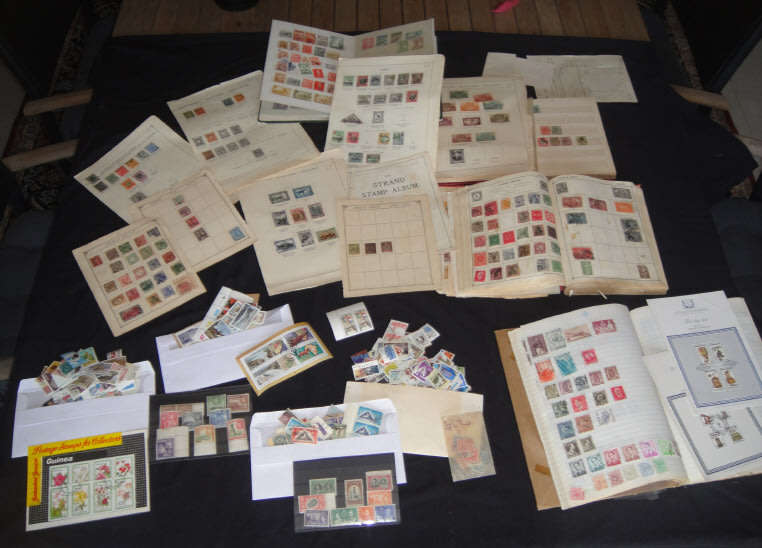 Huge Collection of World Stamps in Albums, Pages, Envelopes etc. (Private Pick-up only)
