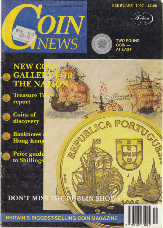 Coin News Magazine, February 1997 (Only for personal pick up in the Western Cape)