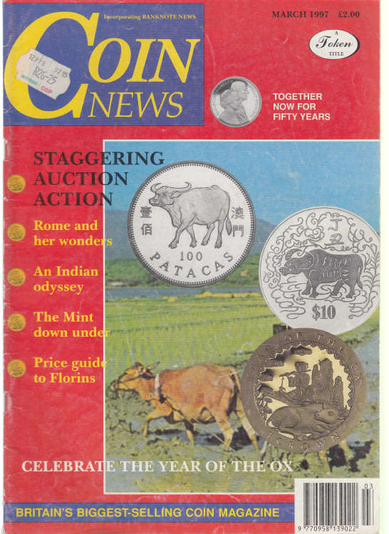 Coin News Magazine, March 1997 (Only for personal pick up in the Western Cape)