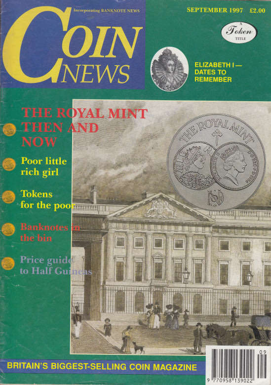 Coin News Magazine, September 1997 (Only for personal pick up in the Western Cape)