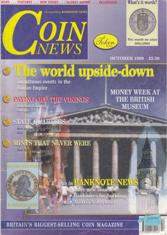 Coin News Magazine, October 1999 (Only for personal pick up in the Western Cape)