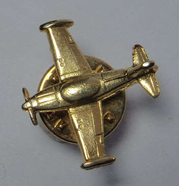 SIAI Marchetti SF-260 Plane Pin Badge (Made by S. Johson)