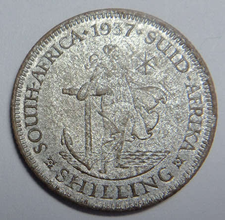 Union of South Africa: FIBRE Token: Shilling of 1937
