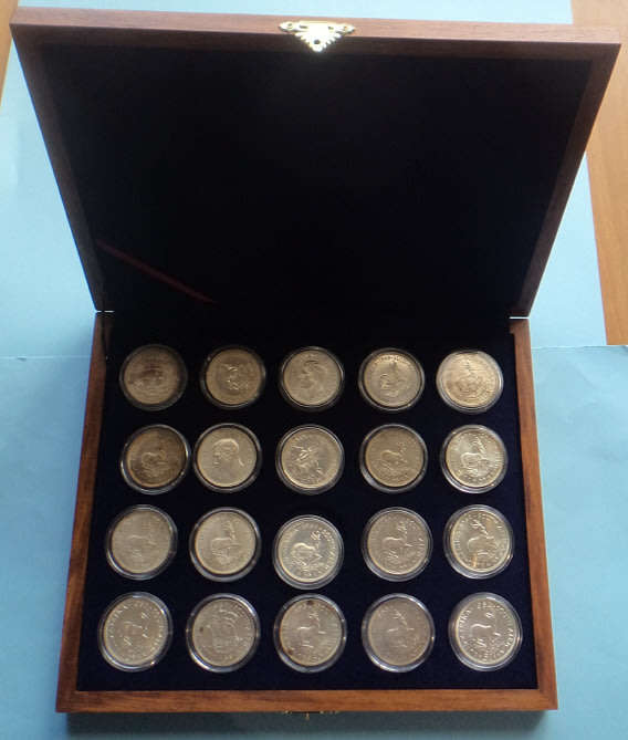 Custom Made Wooden Box for Storing and Displaying 20 Crowns