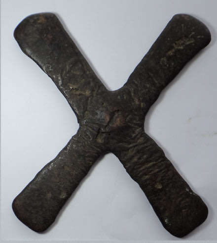 Original Katanga Cross  - old Currency from Central Africa