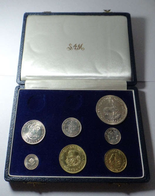 Republic of South Africa: Short Proof Set of 1961 (First Year of Issue)