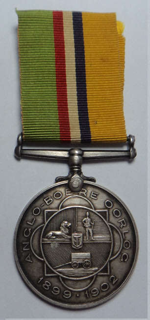 Anglo-Boere Oorlog Medal to Veldkornet C.G. Volschenk