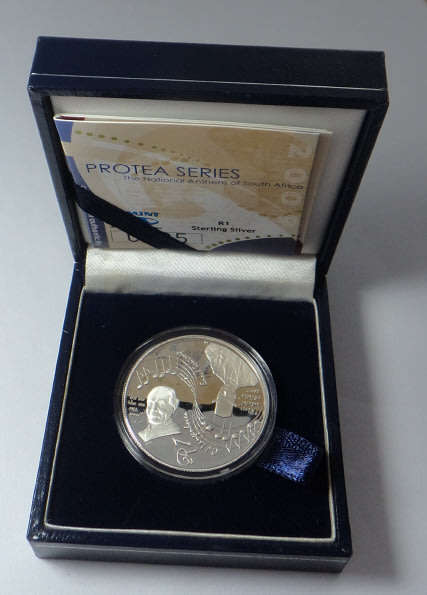 Republic of South Africa: Silver Proof R1 of 2009 (National Anthem)