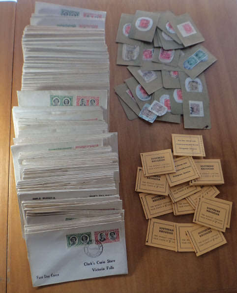Southern Rhodesia: Large Collection of Stamps and First Day Covers