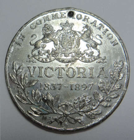 Crown-size Medal for Queen Victorias 60th Year of Reign (1897)