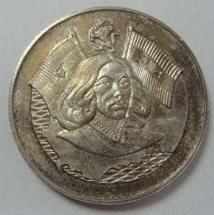 Sterling Silver Medal: Jan van Riebeeck (Van Riebeeck Tercentenary 1652-1952)