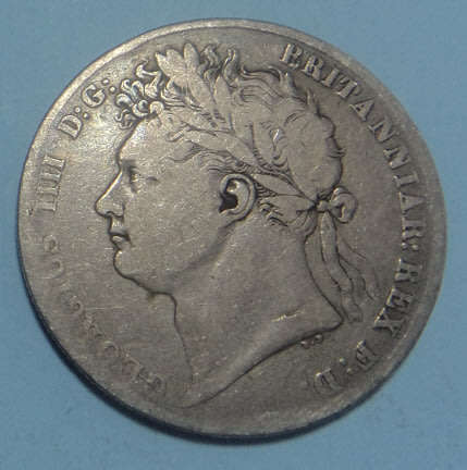 Great Britain: Sterling Silver Half-Crown of King George IIII of 1820