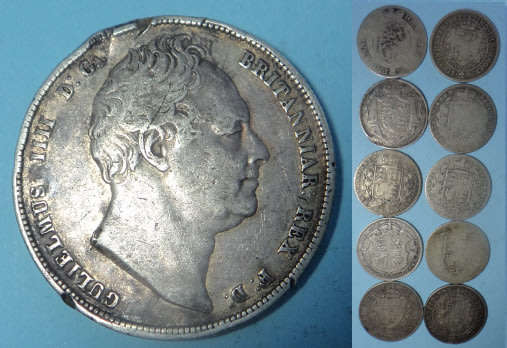 Great Britain: Ten Silver Half-Crowns (2/6-) dating before 1920 (Bid per coin to take all)