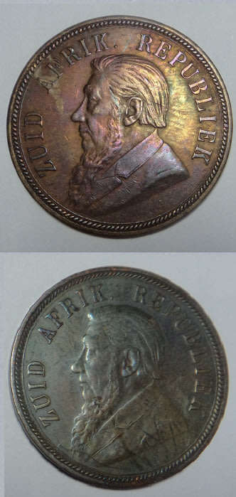 Paul Kruger ZAR: The First and Last dated Pennies (1892 & 1898)